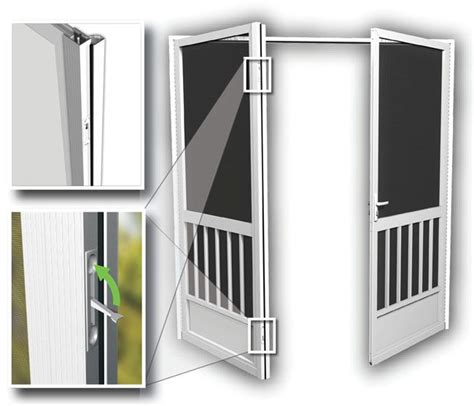 French Door Astragal Kit French Doors With Screens Double Screen