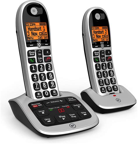 Bt 4600 Cordless Landline House Phone With Big Buttons Advanced