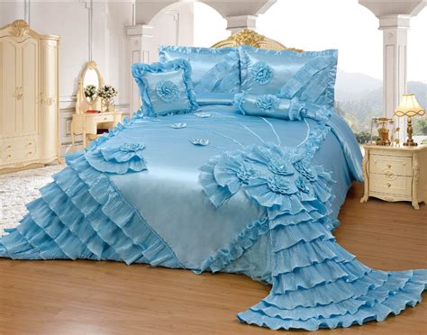 OctoRose® Royalty Oversize Wedding Birthday Bedding Bedspread Comforter Set Full Queen Standard ...