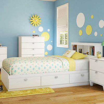 Buy products such as prepac monterey white twin wood platform storage bed 4 piece bedroom set at walmart and save. Look what I found on Wayfair! | Kids bedroom sets, Bedroom ...