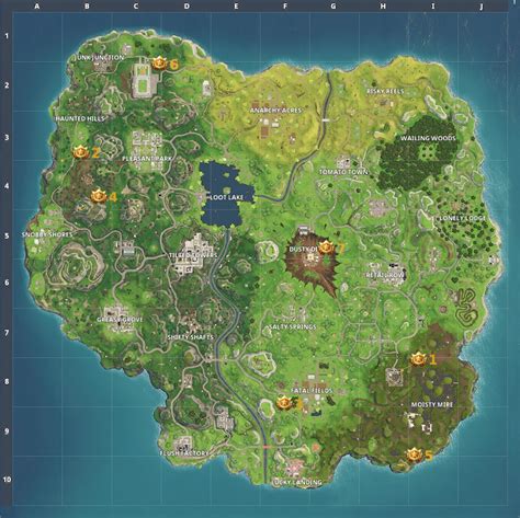 All 7 Hiddensecret Battle Star Locations For Those Who Want A
