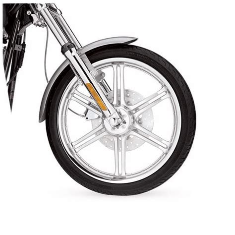 43919 07 Slotted 6 Spoke Wheel 16 Front Textured Black At Thunderbike Shop