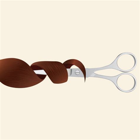 260 Cutting Hair Close Up Illustrations Royalty Free Vector Graphics