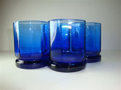 On Reserve Drinking Glasses Cobalt Blue Set By Littlewoodenhouse