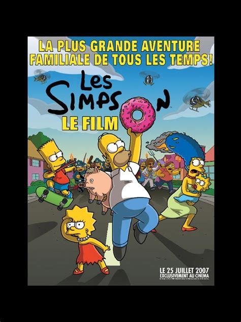 Affiche Du Film Simpson Les Le Film Simpsons The Movie Cinemaffiche
