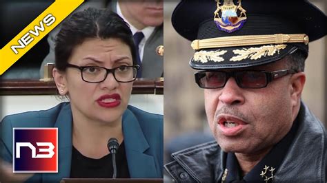buh bye rashida tlaib gets bad news after detroit police chief shows up with a demand you ll cheer