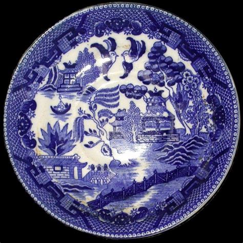 China On A Plate Willow Pattern Plates World History And Gardening The Garden History