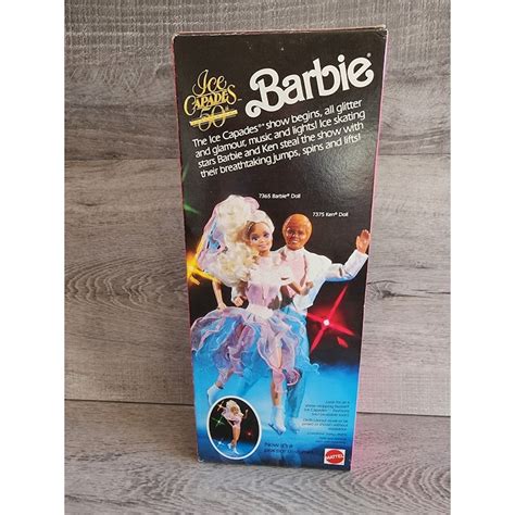 barbie doll ice capades 50th anniversary 7365 1989 mattel etsy