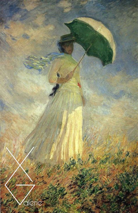 Tranh Woman With A Parasol Facing Right Aka Study Of A Figure Outdoors
