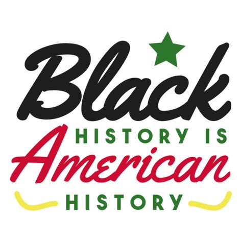 Black History Is American History Star Sticker