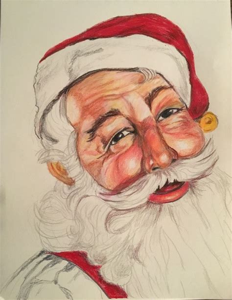 Santa Claus By Linnette555 Celebrity Portraits Clause Online Gallery