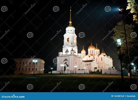 Assumption Cathedral In Vladimir Stock Image Image Of Lamp