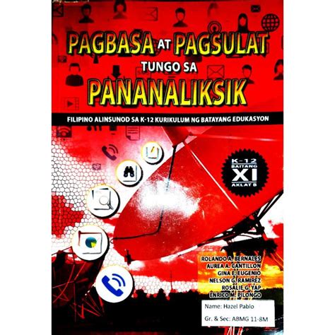 Pagbasa At Pagsulat Tungo Sa Pananaliksik By Sauco Shopee Philippines