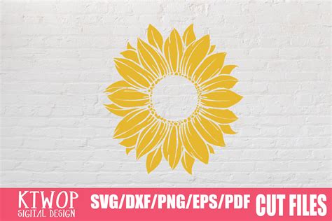 Sunflower Svg Free Download | Free SVG Cut Files. Create your DIY