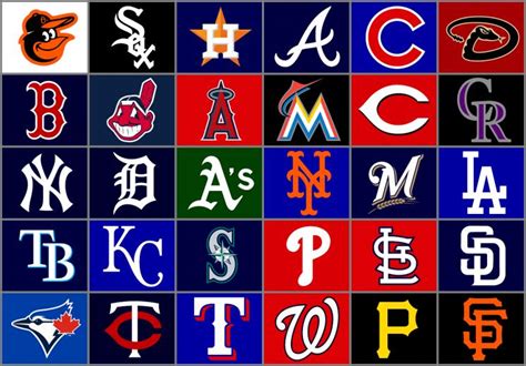 Free Download Major League Baseball Team Logos By Chenglor55 1205x840