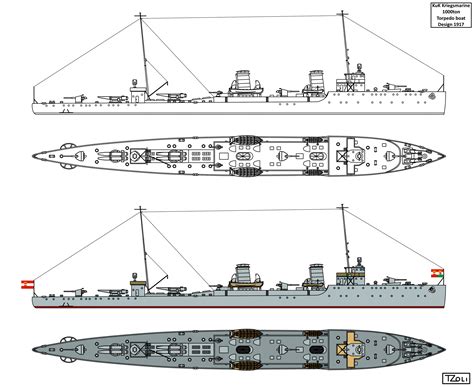 1000ton Torpedo Boat Design By Tzoli On Deviantart