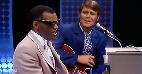 Unforgettable Soulful Duet Glen Campbell And Ray Charles Madly Odd