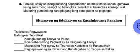 B Panuto Batay Sa Isang Paksang Napapanahon Studyx