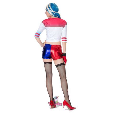 Verrücktes Harlekin Kostüm für Damen Karnevalskostüm Topkostueme com