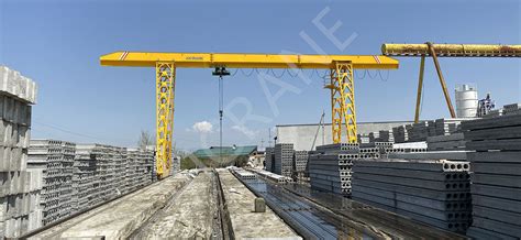 Overhead Dan Gantry Crane Di Industri Beton Pracetak