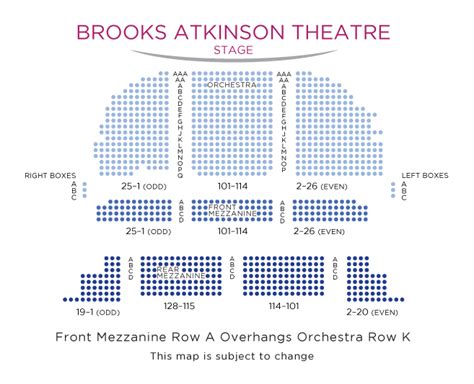 Six Tickets Seating Chart Broadway New York Musical Tickets