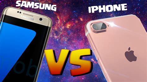 Iphone 7 Vs Samsung 7 Youtube