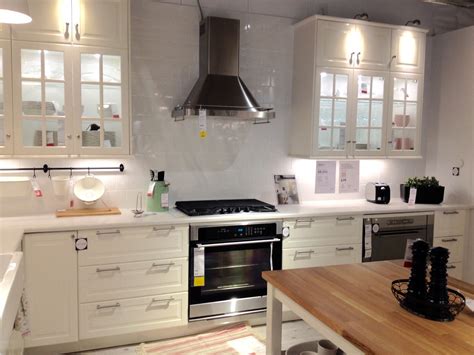 IKEA Bodbyn white cabinets | Ikea small kitchen, Kitchen cabinet design ...