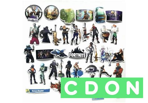 40 Stycken Fortnite Stickers Klistermärken Cdon
