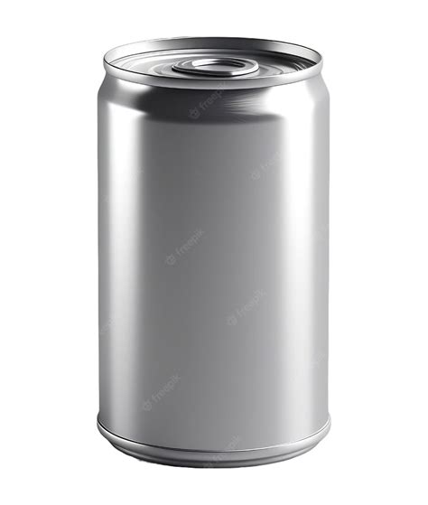Premium Psd Metal Can Illustration Of 3d Realistic Container For Soda
