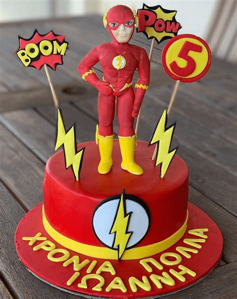 The Flash Birthday Cake Ideas Images Pictures