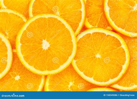 Oranges Citrus Fruits Orange Slices Collection Food Background Fresh