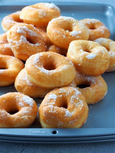 Basic Fried Donuts Recipe Doughnut Recipe Easy Homemade Doughnut