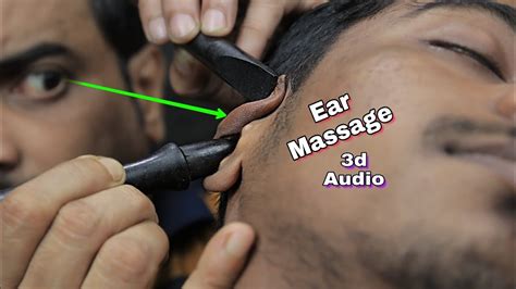 Relaxing Ear Massage And Ear Crack Head Massage And Neck Crack Asmr