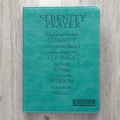 The Serenity Prayer Handy Sized Journal Kjv Bibles