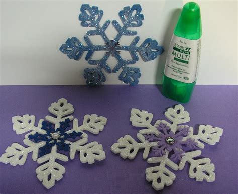 Krafting With Karen Day 3 Fun Foam Snowflakes