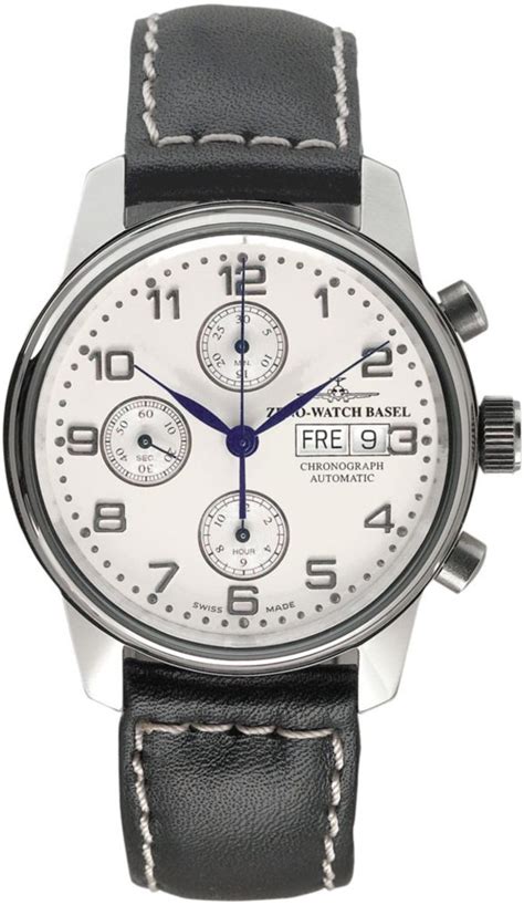 Classic Chronograph Day Date Zeno Watch Basel