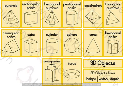 3d Objects Teacha