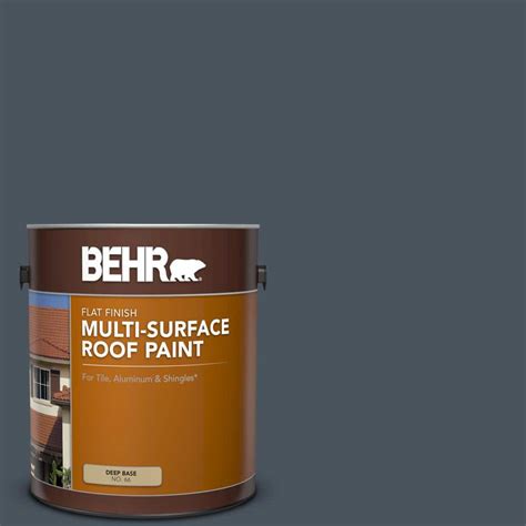 Behr 1 Gal N480 7 Midnight Blue Flat Multi Surface Exterior Roof
