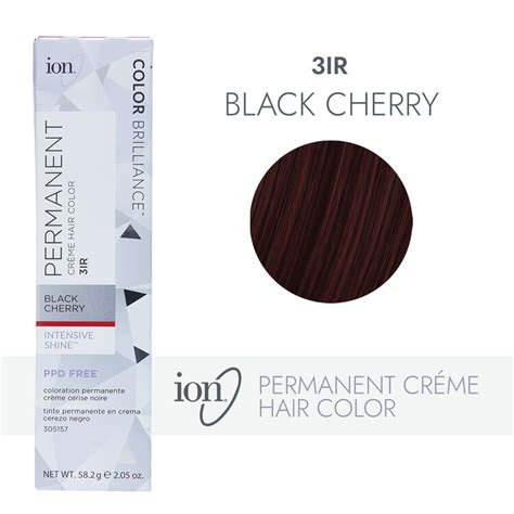 Ion Black Cherry Permanent Creme Hair Color By Color Brilliance Permanent Hair Color Sally