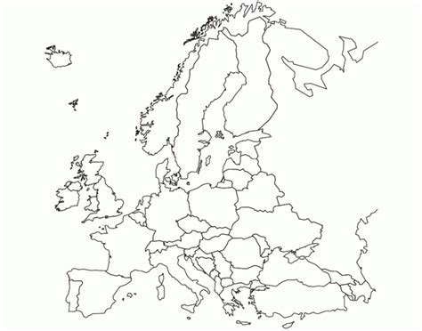 Mapa Polityczna Europy Test | Mapa