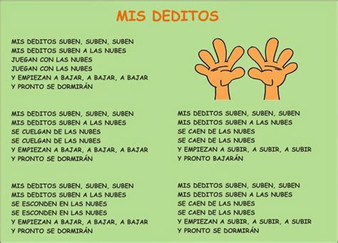 Blog De Educaci N Infantil Juguemos Con Nuestros Deditos Cantando