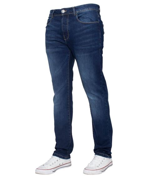 Enzo Men S Slim Stretch Denim Jeans