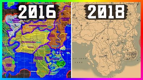 Red Dead Redemption 2 Map Comparison Time Zones Map World