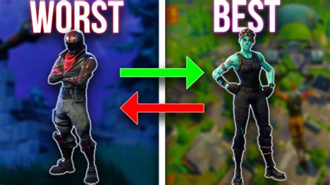 Fortnite Ranking All Epic Skins From Worst To Best All Epic Rarity