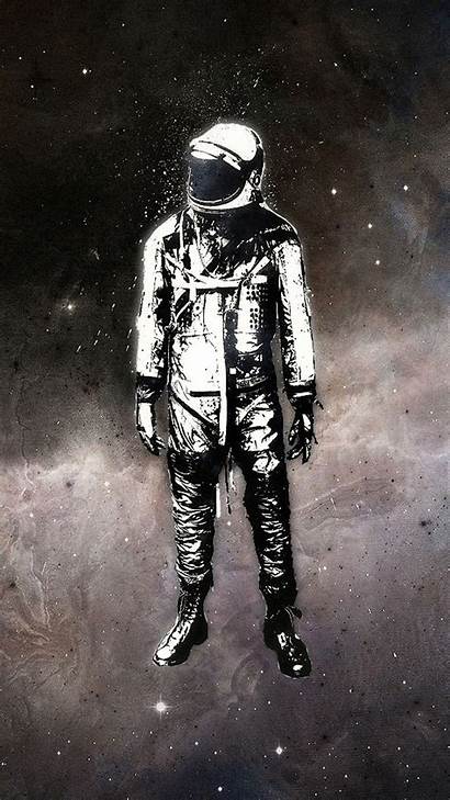 Space Spaceman Wallpapers Iphone Beartooth Galaxy Uone