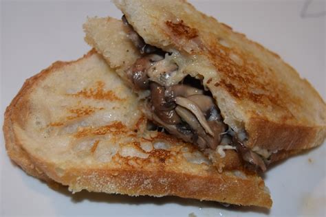 Changing Seasons Mushroom Grilled Cheese Sandwich Why Go Out To Eat