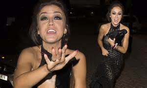 Geordie Shores Vicky Pattison Stumbles Out Of Mtv Emas After Party Daily Mail Online