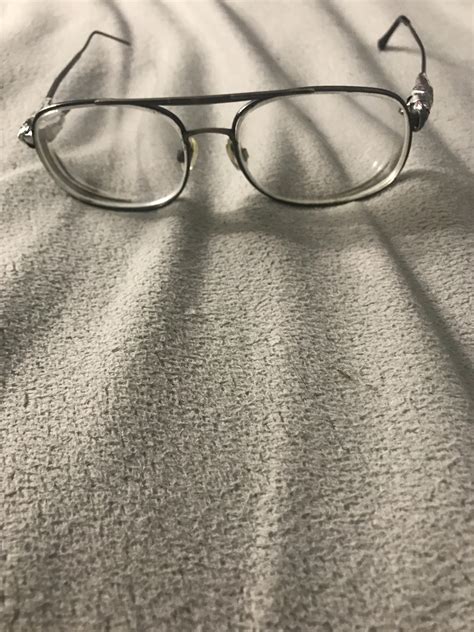 My Pair Of Glasses That Ive Had For 4 Years That Ive Fixed More Times