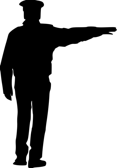 police officer silhouette clip art