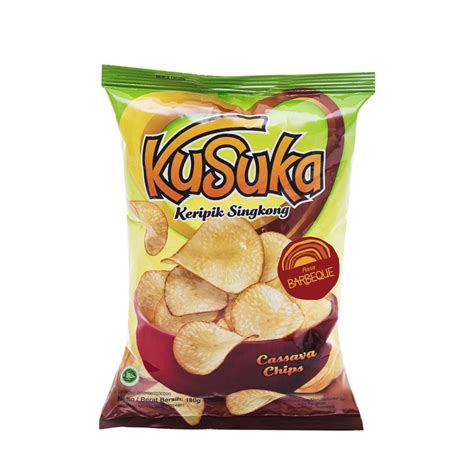 Kamu dapat memilih rasa original. Kusuka Keripik Singkong 180g - Barbeque | Shopee Indonesia